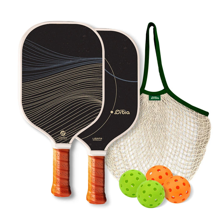 16Mm USAPA Compliant Glass Fiber Pickleball Paddle Set Pp Honeycomb Core