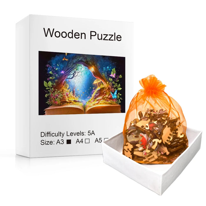 Wooden Puzzle With Creative Shapes