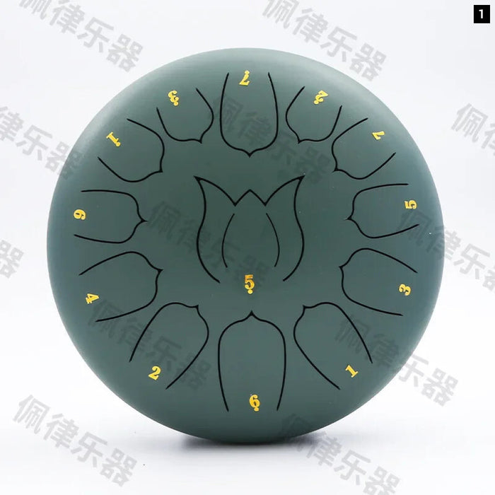 12 Inch 13 Note Ethereal Steel Hand Drum For Camping Meditation Yoga