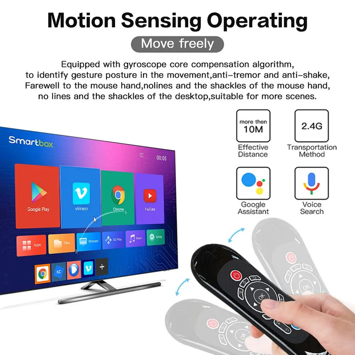 2.4G Air Mouse Remote Control With Backlit Keyboard For Android Tv Box