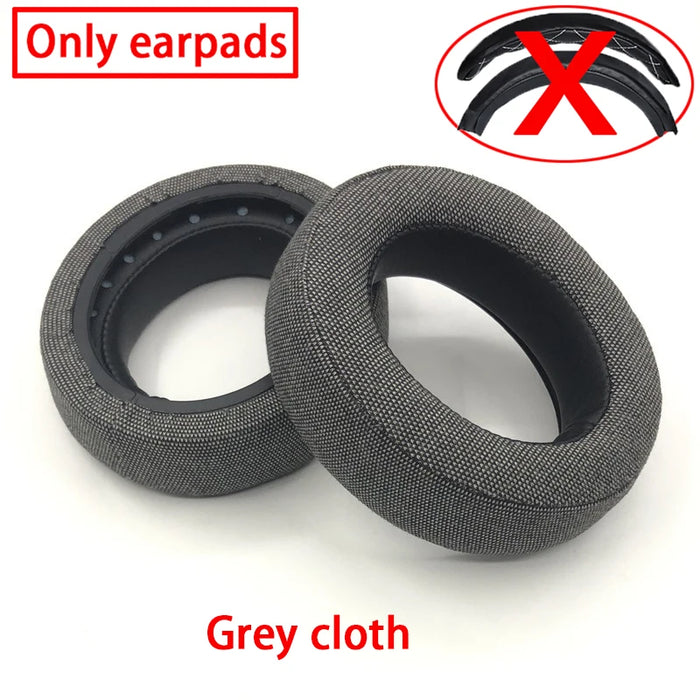Pair of Replacement Ear Pads For Corsair Hs50 / Hs60 / Hs70 Pro Headphones Pu Leather Ear Covers For Earmuffs And Headband