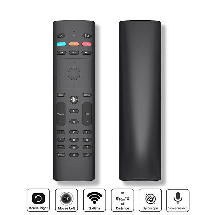 Universal Air Mouse Voice Remote For Android Tv Box - Ir Learning