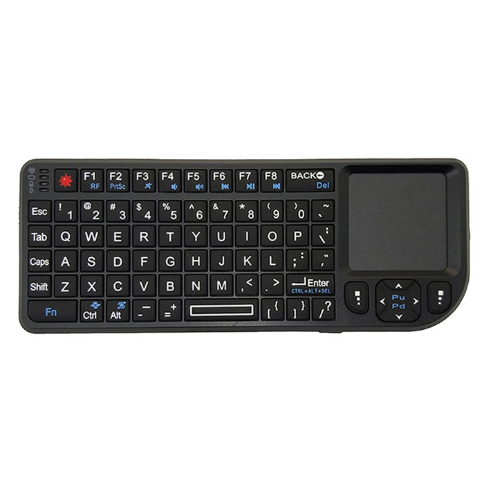 2.4G Mini Wireless Keyboard With 7 Colour Backlit Touchpad - English / Russian / Spanish / French - Android Tv Box / Pc / Tablet