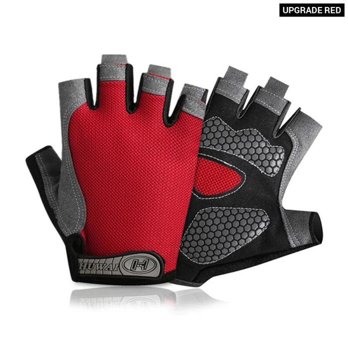 Breathable Fingerless Cycling Gloves For Fitness Training