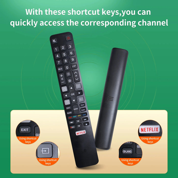 Replacement Remote For Tcl 4K Uhd Smart Tv