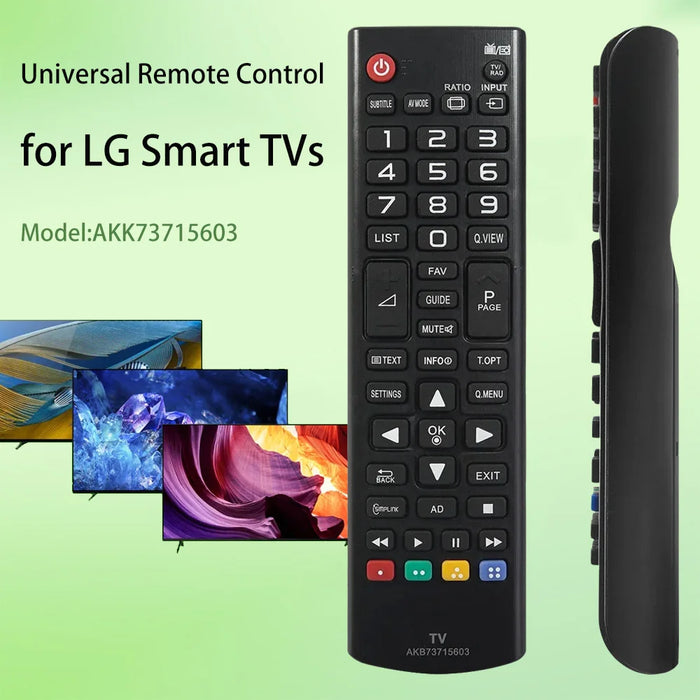 Universal Remote Control For Lg Smart Tv - Akb73715603 Compatible - Fits Various Lg Smart Tv Models