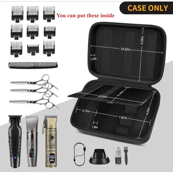 Carry Case / Storage Bag For Clippers And Supplies Mens Hair Trimmers Box Portable Clipper Barber Accessories