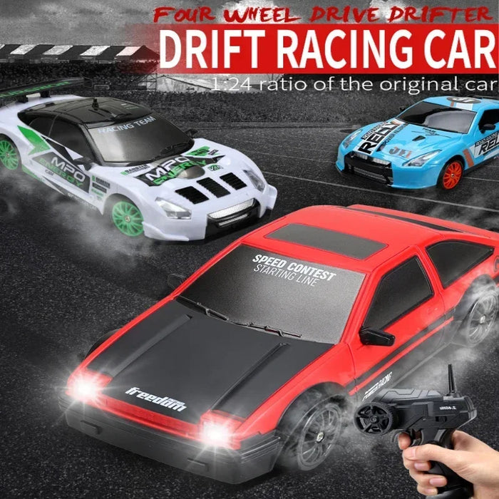 1 24 Rc Drift Car Remote Control High Speed 4wd Race Vehicle