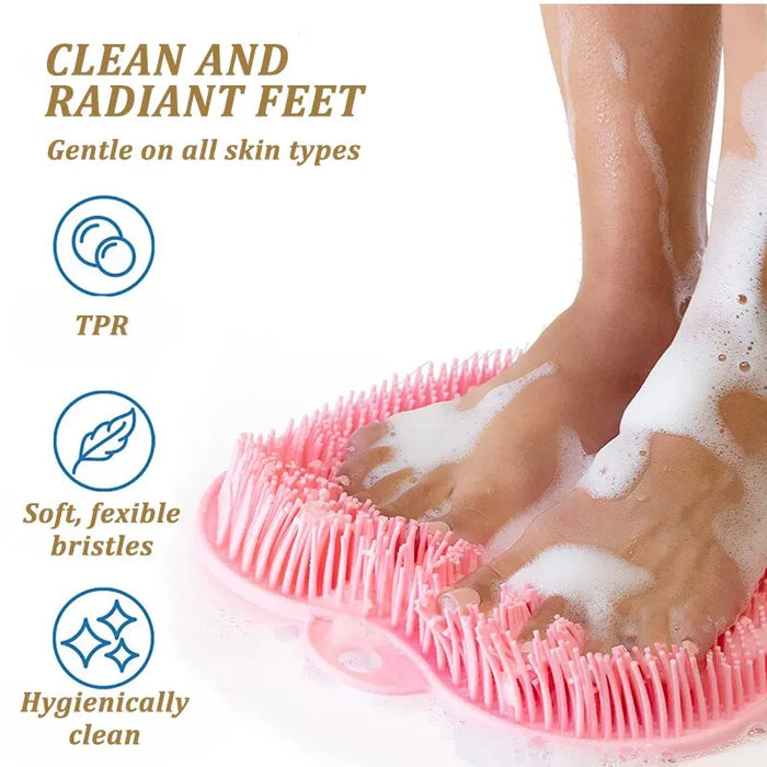 Silicone Bath Scraper for Exfoliating and Massaging