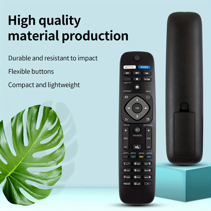 Universal Remote Control For Philips 4K Smart Tv - Nh500Up / Nh500Uw / Nh503Up - 32Pfl4902 / F7 40Pfl4901 / F7B 75Pfl6601 / F7 50Pfl5602 43