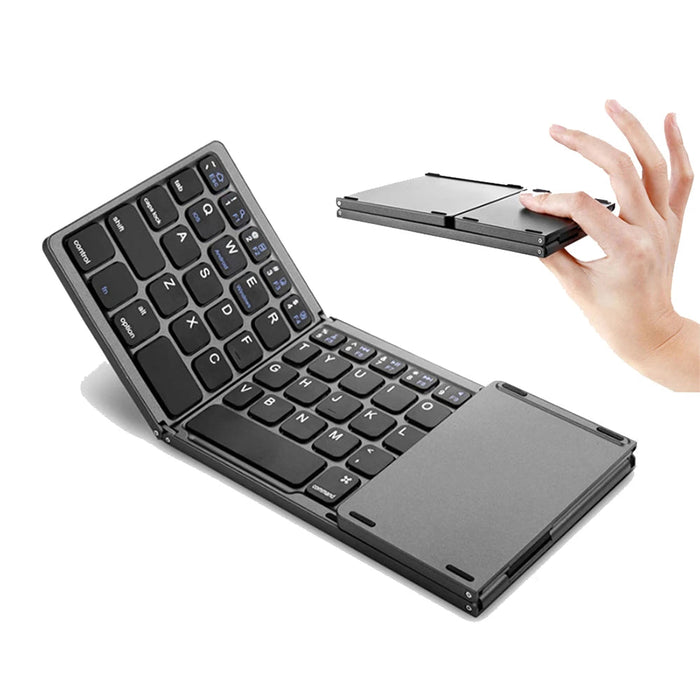 Portable Triple Folding Keyboard For Windows Android Ios - B033