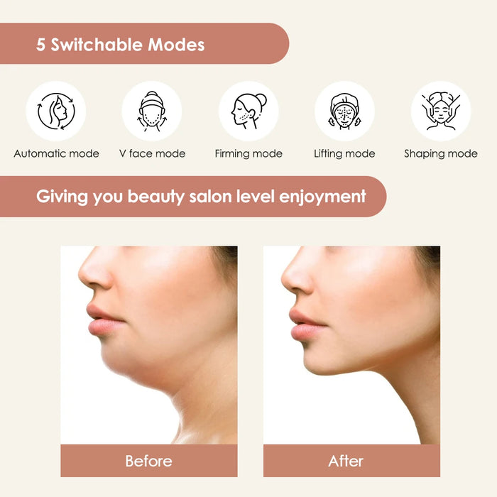 Facial Vibration Lifter For V Line Up And Anti Wrinkle