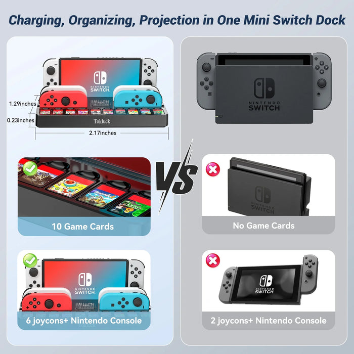 Switch Joycon Charger Dock Hdmi Usb