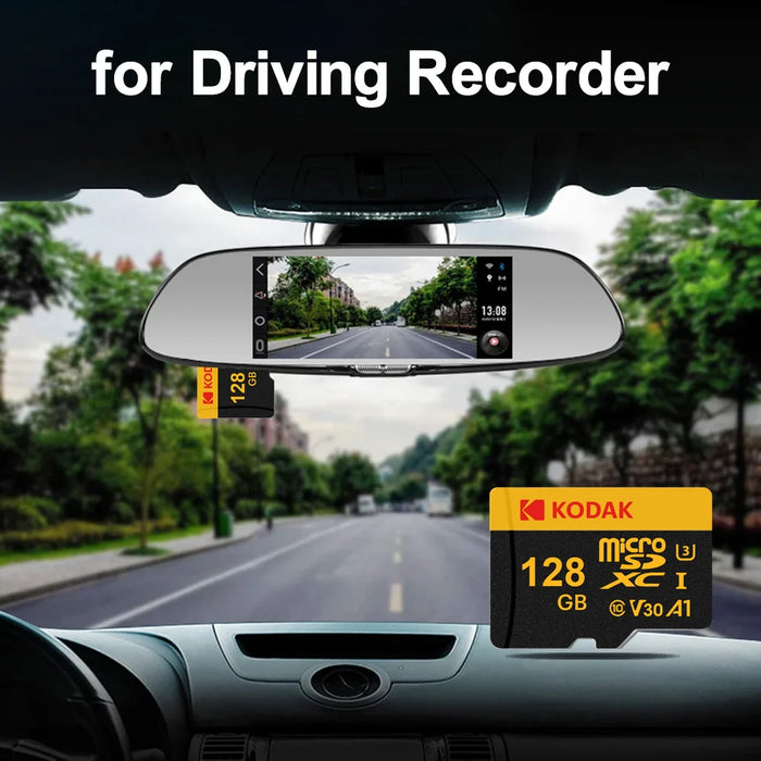 Kodak 64gb Micro Sd Card Class 10 Tf Flash 32gb / 128gb / 256gb / 512gb U3 V30 A1 Car Camera / Pc / Phone