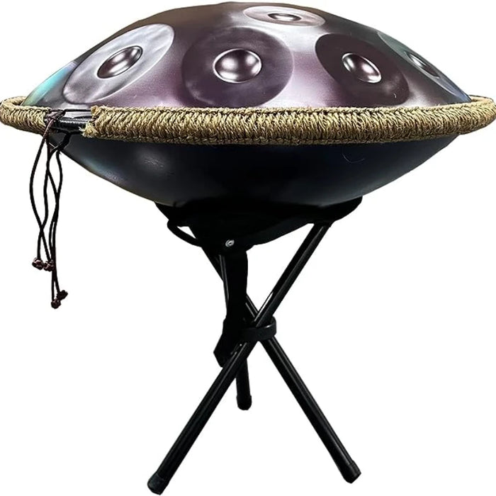 440Hz 9 10 12 14 Tone D Minor Handpan Steel Tongue Purple Drum For Meditation Yoga