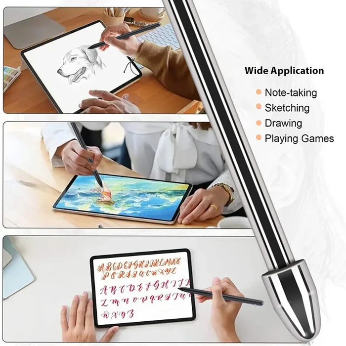 Titanium Alloy Stylus Pen Tips 4096 Pressure Sensitivity & Tilt Support Samsung Tablet Compatible