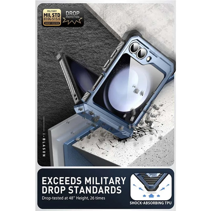 For Samsung Galaxy Z Flip 6/5 Armorbox Full-Body Military Protection Phone Case With Built-In Screen Protector