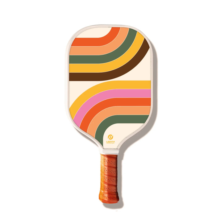 Pickleball Paddle Set 2 Paddles 4 Balls Glass Fiber 16Mm Pp Core