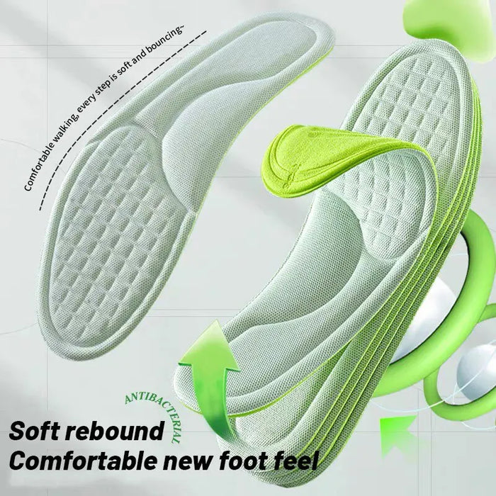 5d Massage Sports Insoles for Shock Absorption