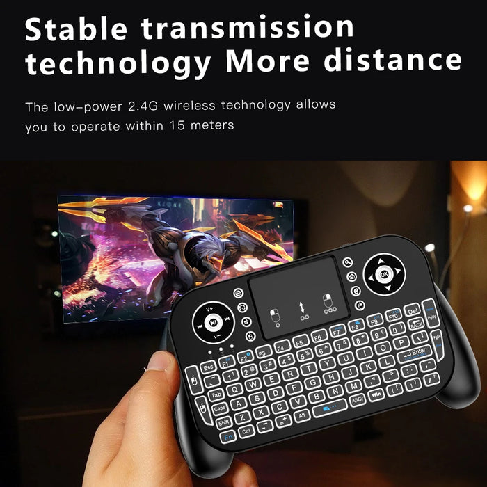 Backlit Mini Keyboard With Touchpad For Android Tv Box