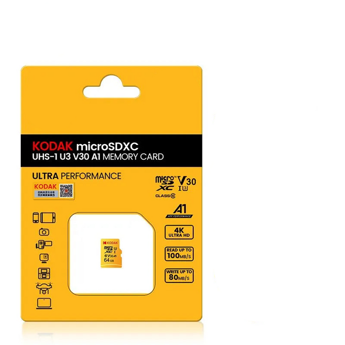 Kodak High Speed 256gb Micro Sd Card Class10 For Phone / Camera
