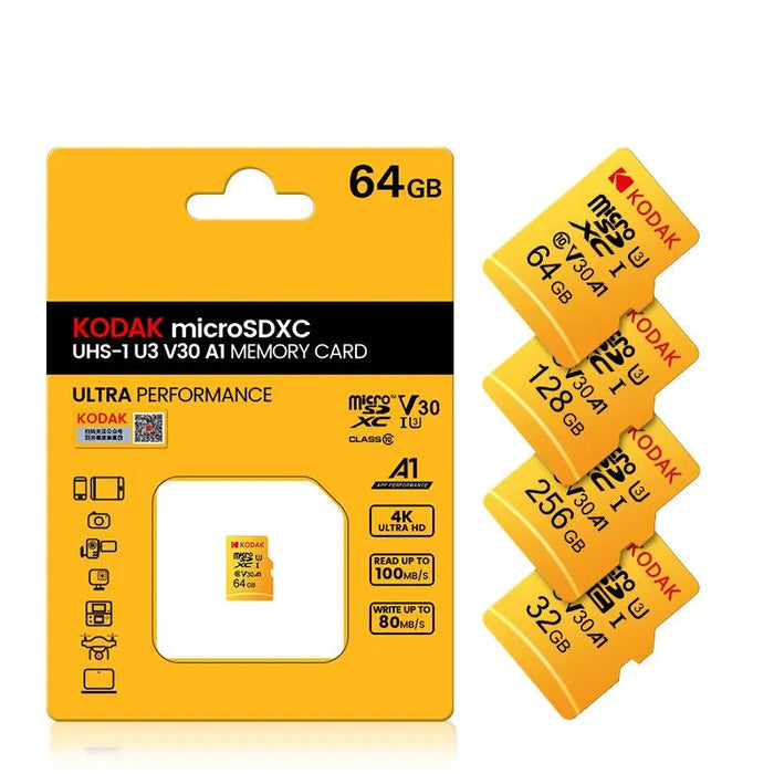 Kodak High Speed 256gb Micro Sd Card Class10 For Phone / Camera