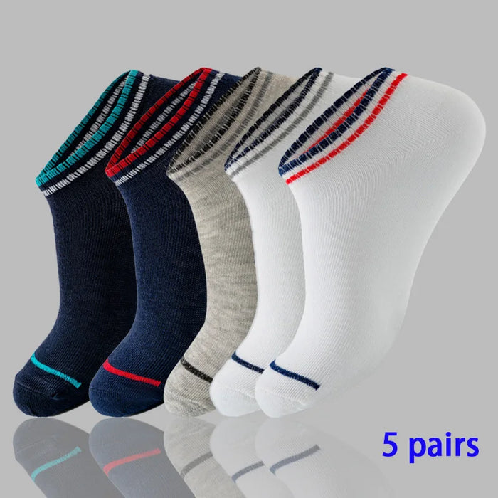 8 Pairs No Slip Boat Socks Low Cut Invisible Breathable