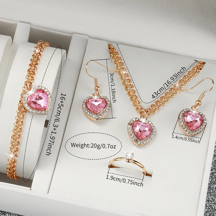 6 Piece Starry Sky Watch Jewelry Set