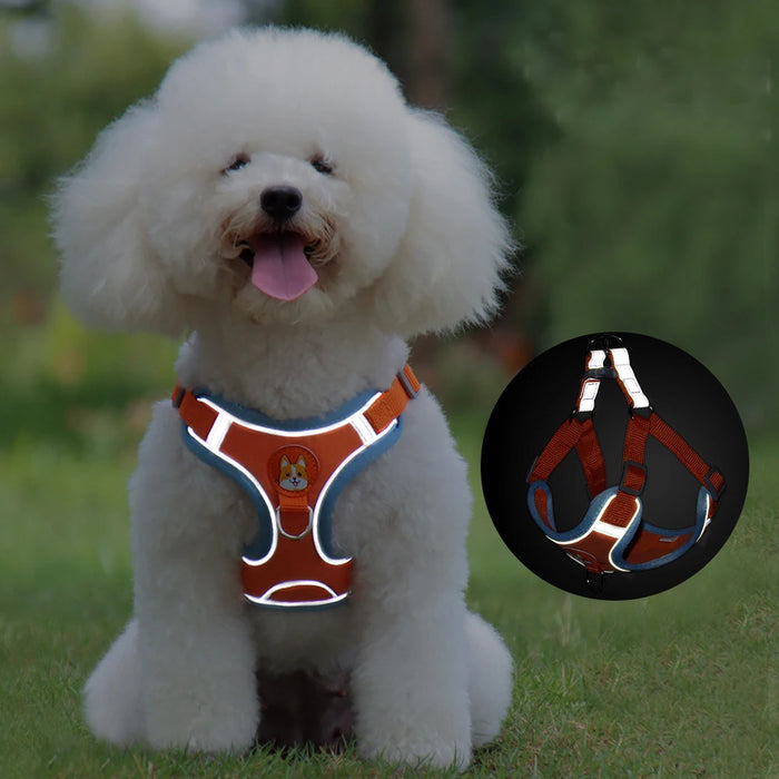 Reflective Vest Harness For Small Pets