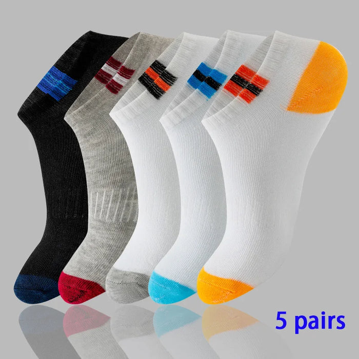 8 Pairs No Slip Boat Socks Low Cut Invisible Breathable