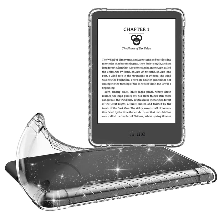 For 6" Kindle 11Th Generation-2022 Release Ultra Clear Soft Flexible Transparent Tpu Skin Bumper Back Case