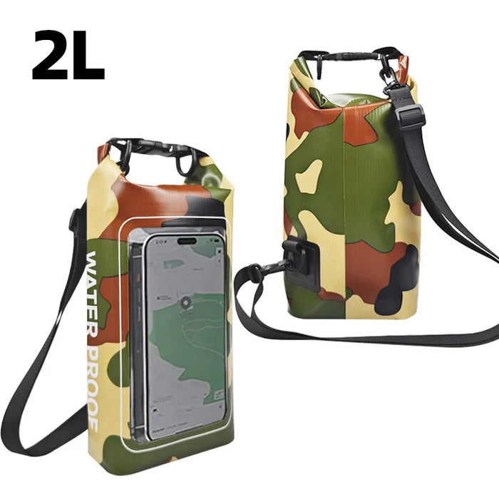 2l Waterproof Touch Screen Dry Bag for Outdoor Sports