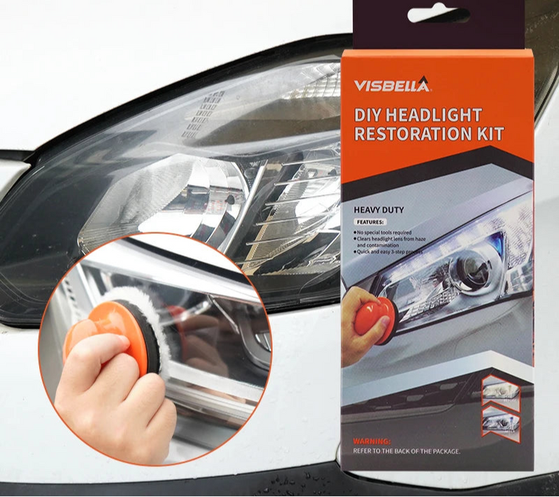 Car Headlight Restoration Kit Scratch Remover For Auto Lights