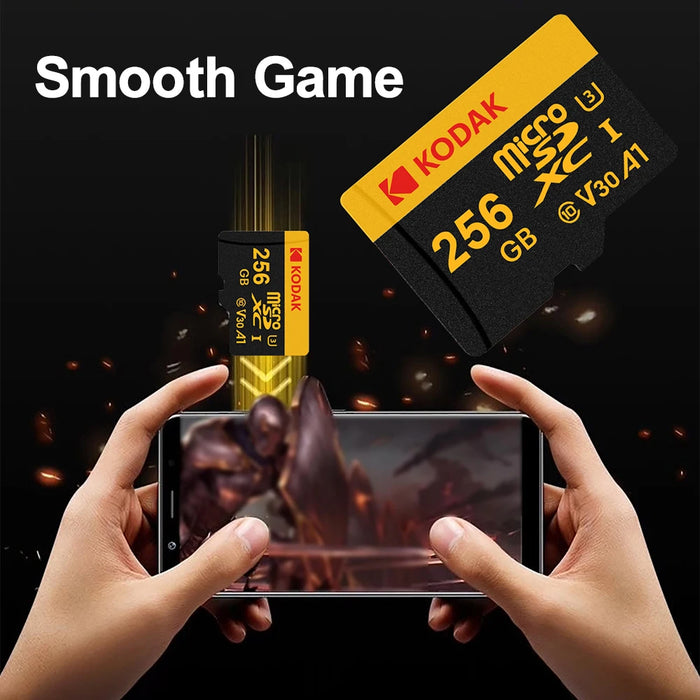 Kodak 64gb Micro Sd Card Class 10 Tf Flash 32gb / 128gb / 256gb / 512gb U3 V30 A1 Car Camera / Pc / Phone