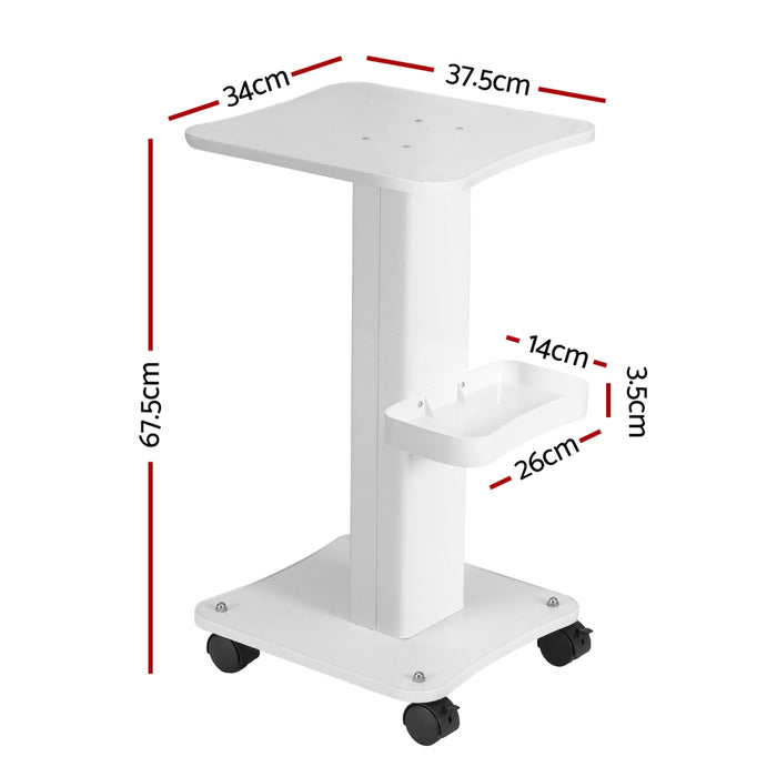 Salon Trolley Cart Spa Beauty Rolling Tray Hairdressing Storage Stand