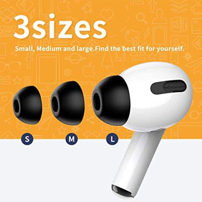 Zs0164 Slow Rebound Foam Earmuffs For Airpods Pro