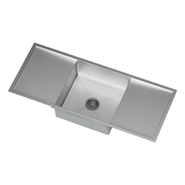 Kitchen Sink Basin Stainless Steel Under/Top/Flush Mount Bowl 122X45Cm