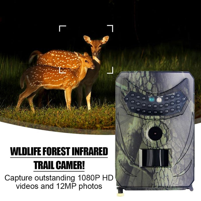 Pr100C Camera For Hunting 3Mp Colour Cmos Image Sensor Security Monitor Infrared Waterproof For Wilderness Exploration