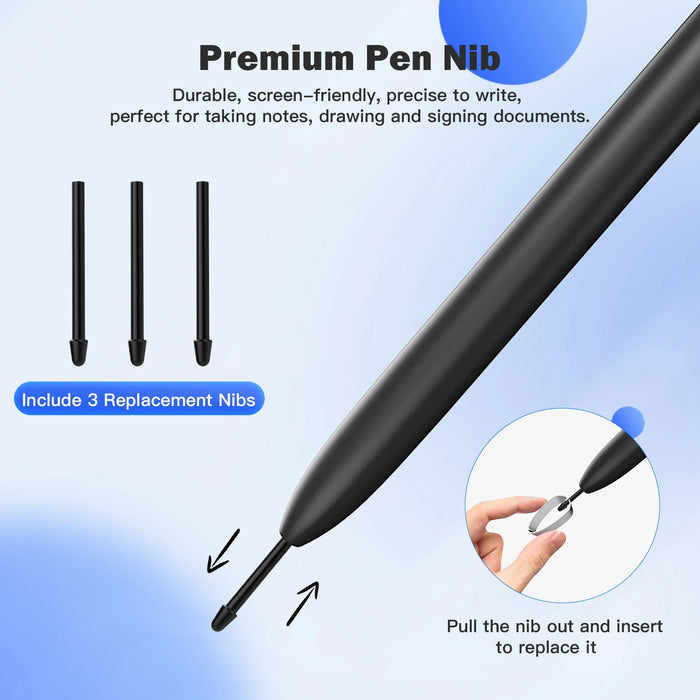 Stylus Digital Pen Marker Plus With 4096 Sensitivity & Palm Rejection For Kindle Scribe Remarkable 2