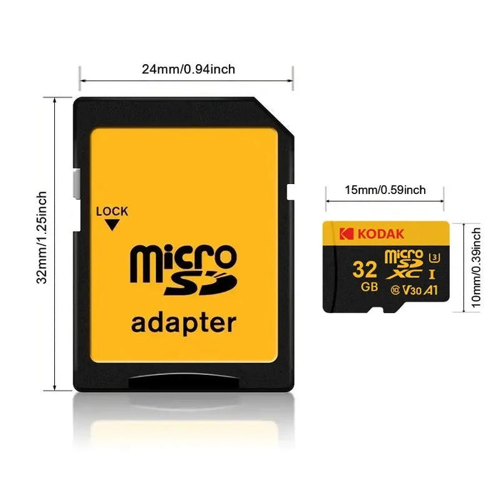 Kodak 32gb / 64gb Micro Sd Card For Phone / Pc / Camera / Game Switch