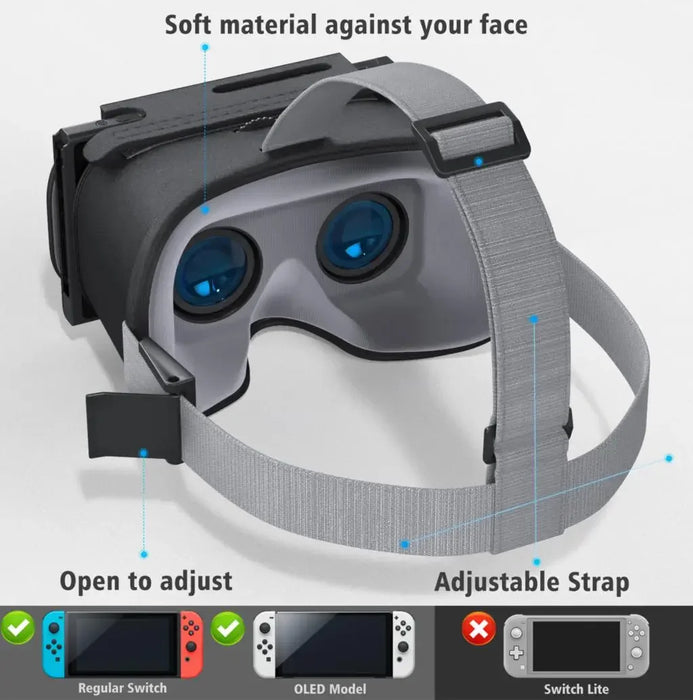 Adjustable Vr Glasses For Nintendo Switch Odyssey Games