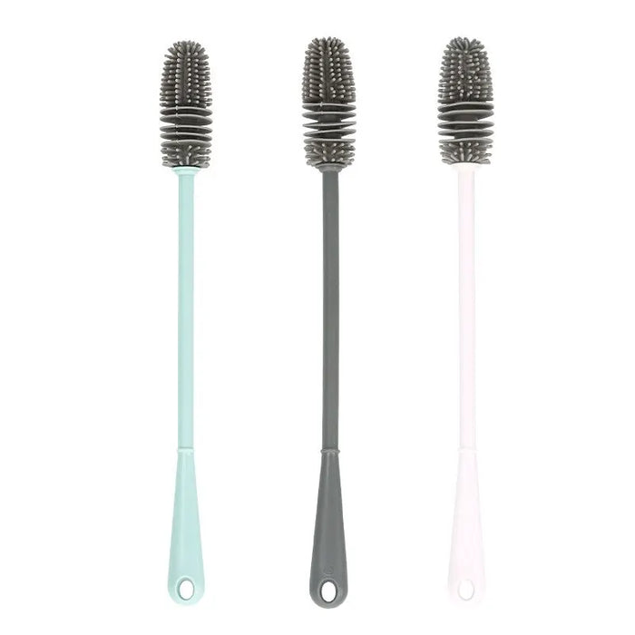 Long Handle Silicone Bottle Brush for Kitchen Cleaning