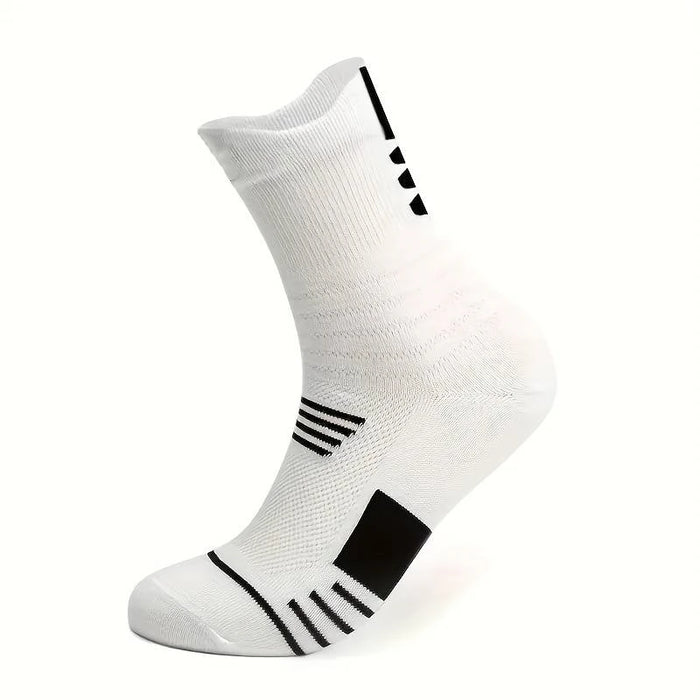 Pack of 3 Mens Cushion Crew Socks for Active Sports