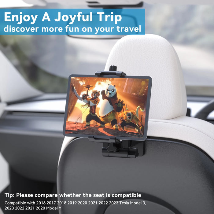 Adjustable Airplane Tablet Holder 360 Rotation