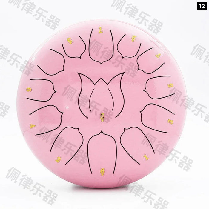 12 Inch 13 Note Ethereal Steel Hand Drum For Camping Meditation Yoga