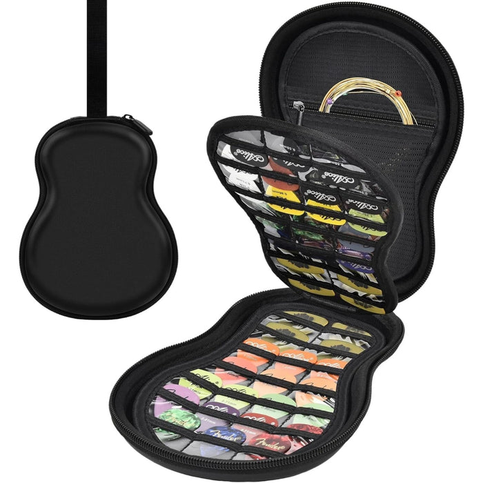 Guitar Pick Holder Case For Fender Acoustic Chromacast D'Addario Jim Dunlop Bolopick Unlp