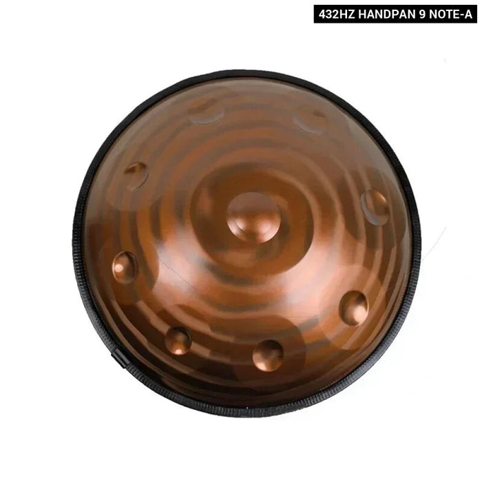 432Hz 440Hz 12 10 9 Note 22 Inch Spiral Steel Tongue Handpan Drum For Yoga & Meditation