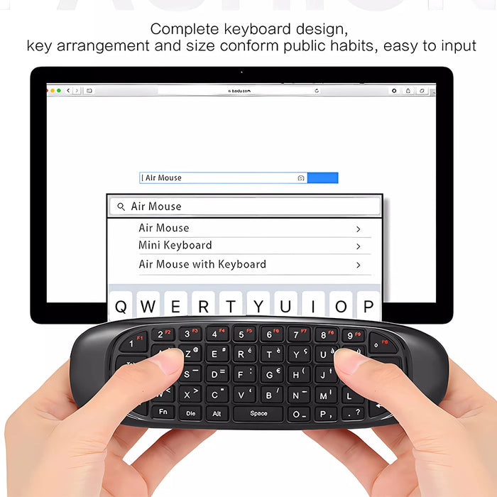 2.4G Wireless Keyboard Mouse For Android Tv Box - C120 Fly Air Mouse - Russian / Spanish
