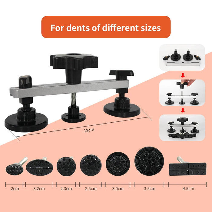 Adjustable Car Dent Puller Kit Glue Gun