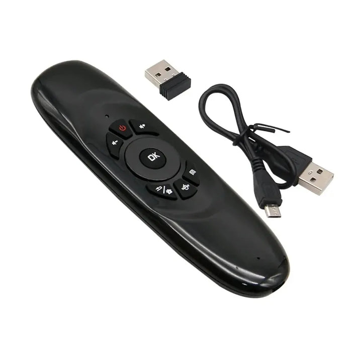 2.4G Rf Voice Air Mouse C120 - 7 Colour Backlight Mini Keyboard For Android Tv Box